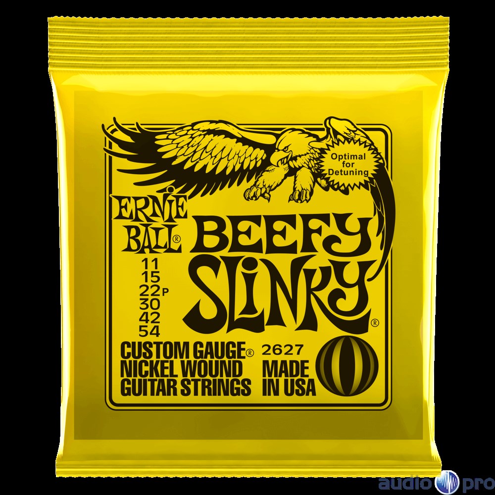 Ernie Ball 2627 Nickel Beefy Slinky Drop Tuning Electric Guitar Strings