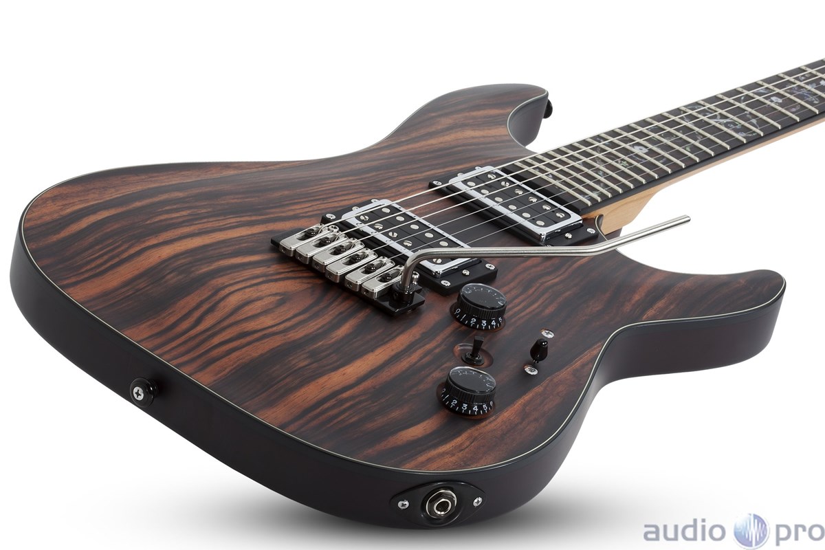 Schecter C-1 Exotic Ebony Natural Satin