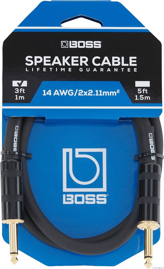Boss BSC-3 Speaker Cable 3 ft / 1 m
