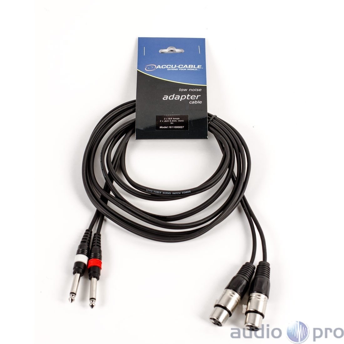 American DJ Cable 2 XLR Female to 2 Mono Jack 3 m