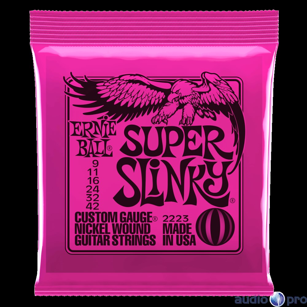 Ernie Ball Super Slinky 2223 (9-42) Nickel Wound Electric Guitar Strings