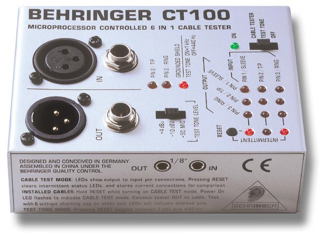 Behringer CABLE TESTER CT100