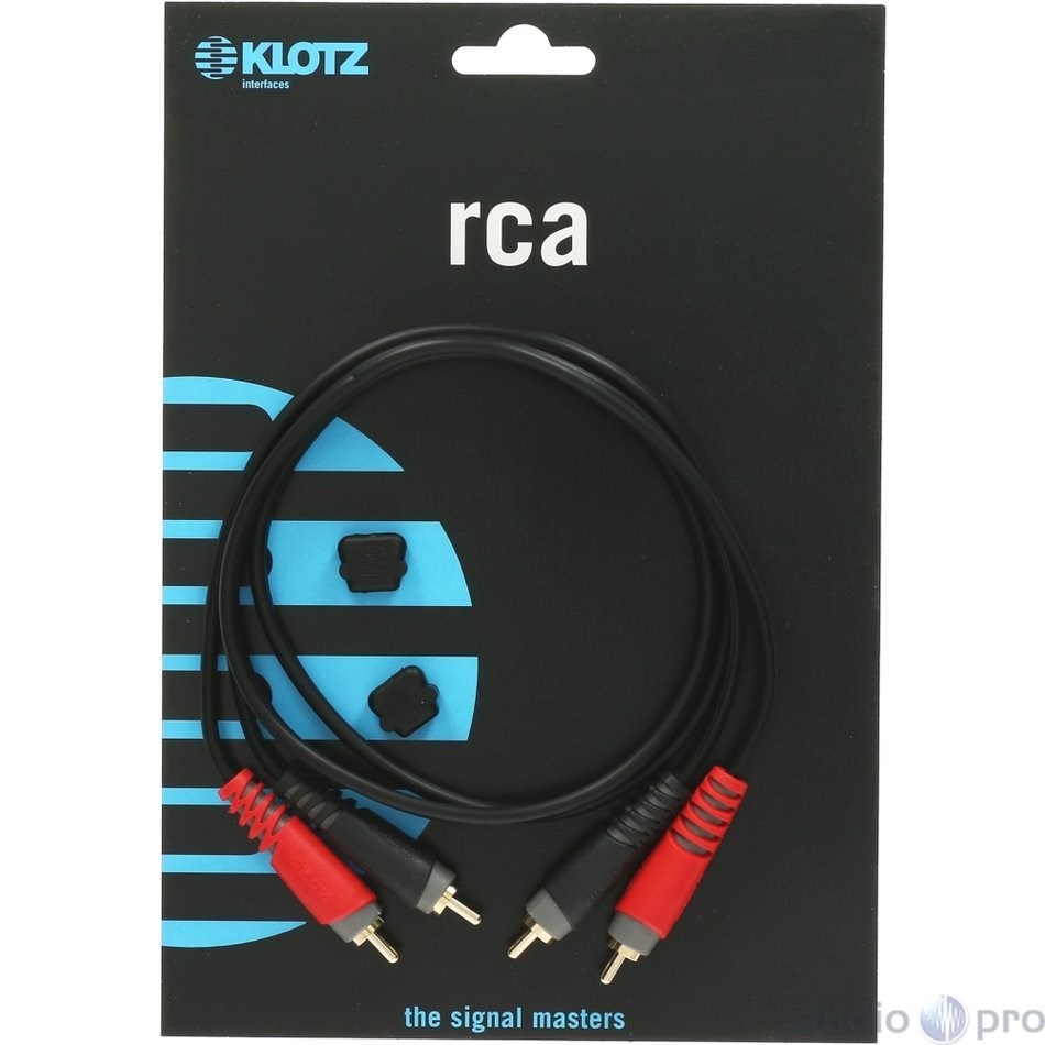 Klotz AT-CC0300 Audio Cable 2x RCA to 2x RCA 3 m