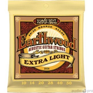 Ernie Ball 2003 Earthwood 80/20 Bronze Medium Light Acoustic Strings