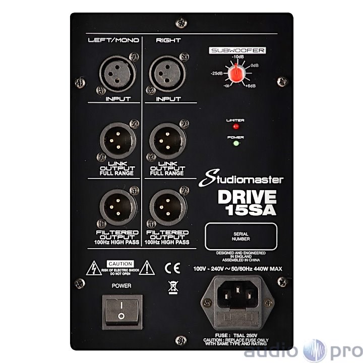 Studiomaster DRIVE 15SA Active Subwoofer