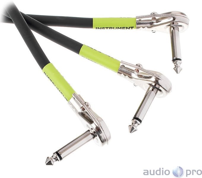 Ernie Ball 6059 Flat Angle / Flat Angle Patch Cable 3 Pack