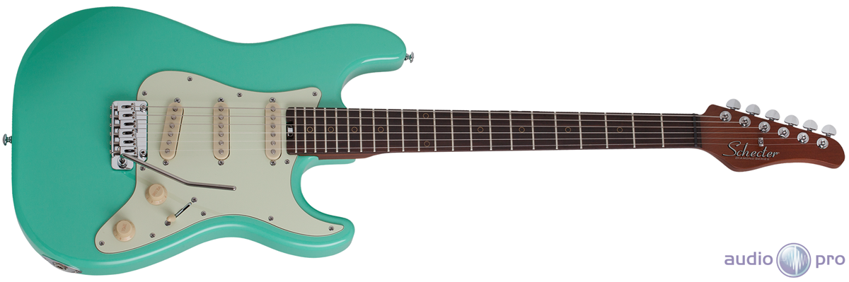 Schecter Nick Johnston Traditional SSS Atomic Green