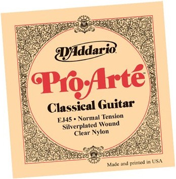 D'Addario EJ45 Pro-Arte Nylon Classical Guitar Strings, Normal Tension