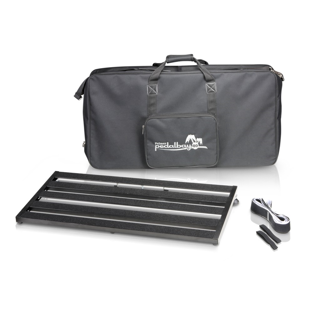 Palmer PEDALBAY 80 Lightweight Variable Pedalboard with Protective Softcase, 80 cm