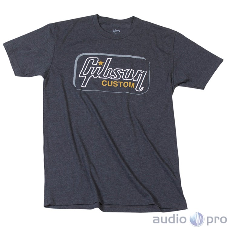 GIBSON Custom T-Shirt Heathered Gray XL