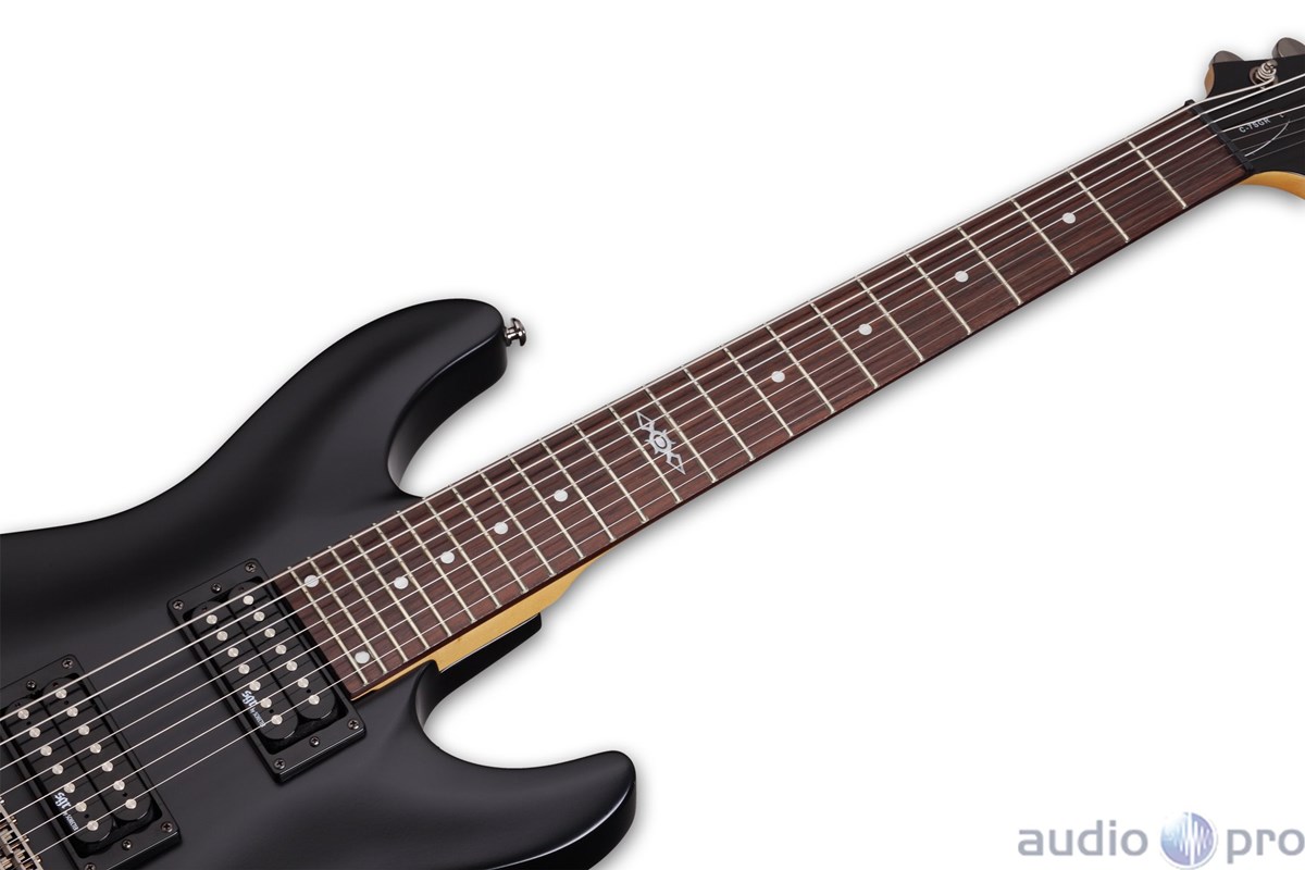 Schecter C-7 SGR by Schecter Midnight Satin Black