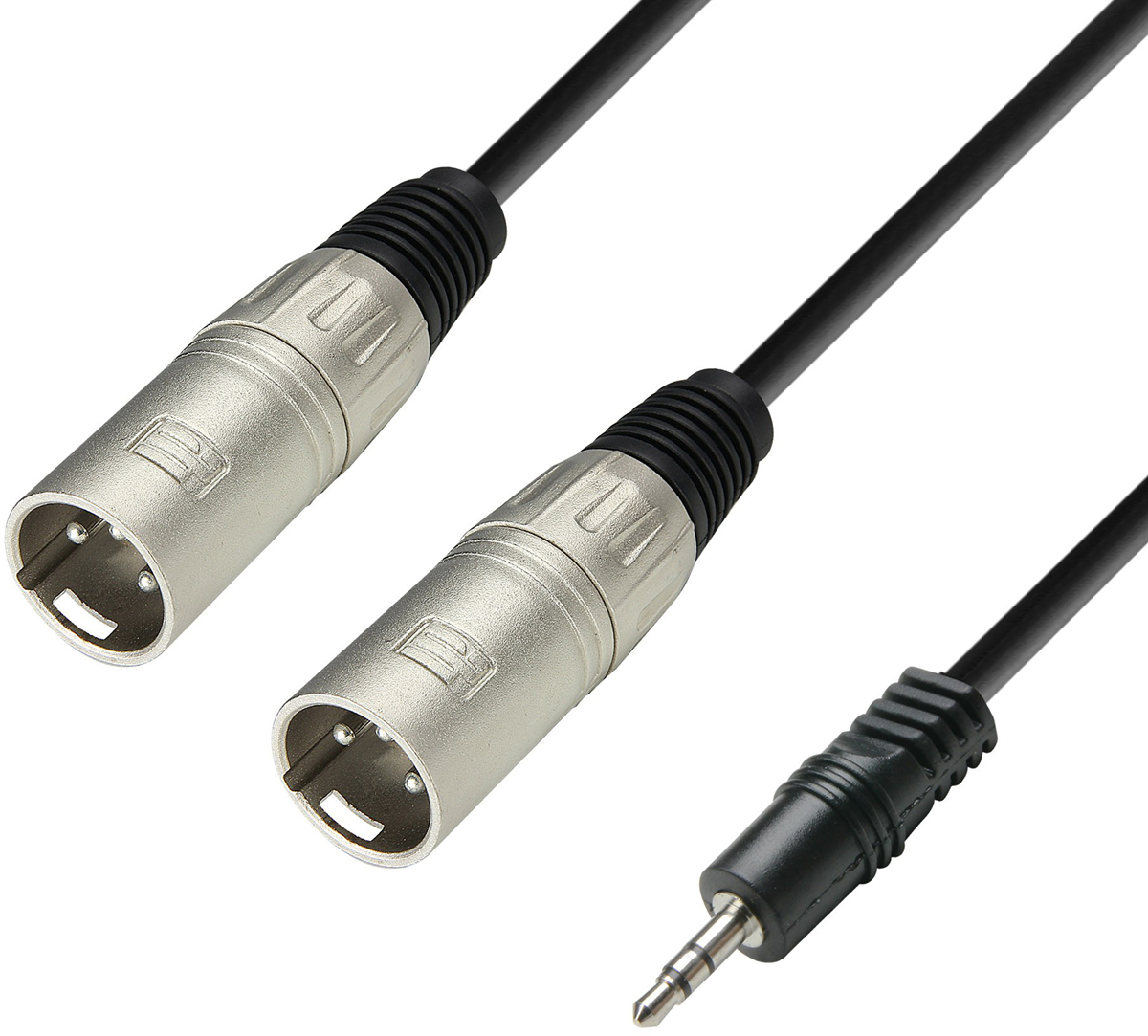 Adam Hall 3 STAR YWMM 0300 Y-Cable | 2 XLR Male x Minijack | 3 m