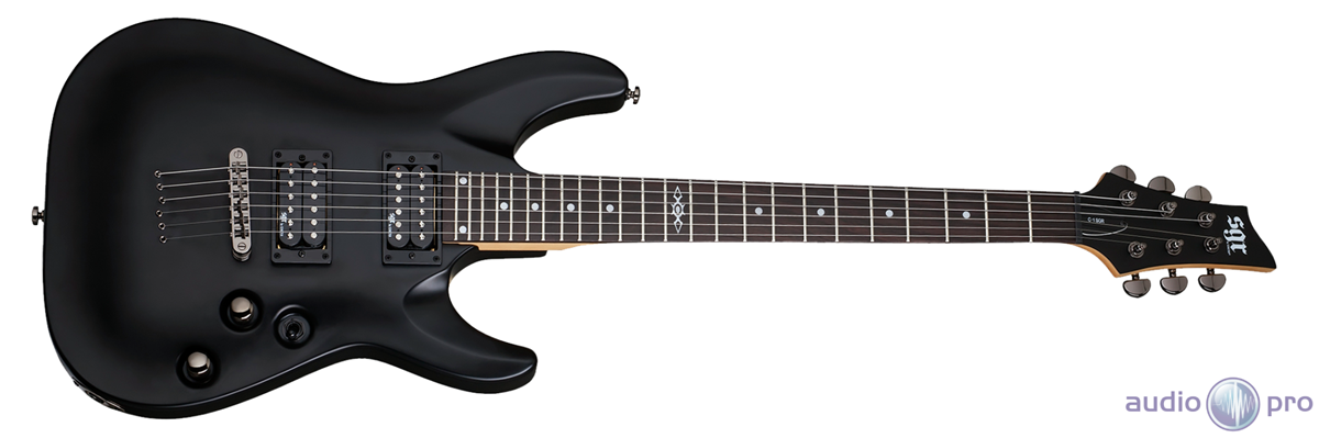 Schecter C-1 SGR by Schecter Midnight Satin Black