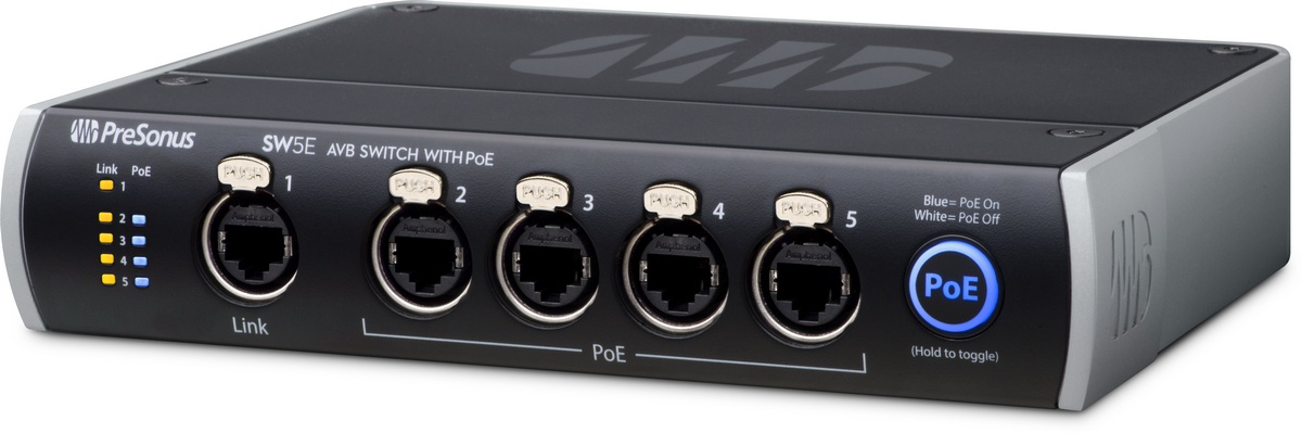 PreSonus SW5E AVB Network Switch and Bridge
