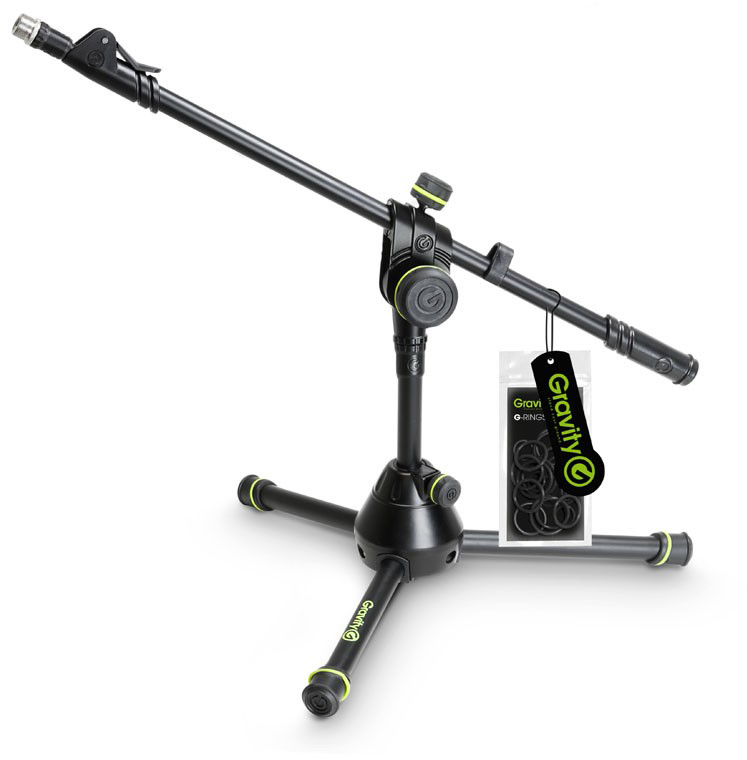 Gravity MS 3122 HDB Short Heavy Duty Microphone Stand with Folding Tripod Base