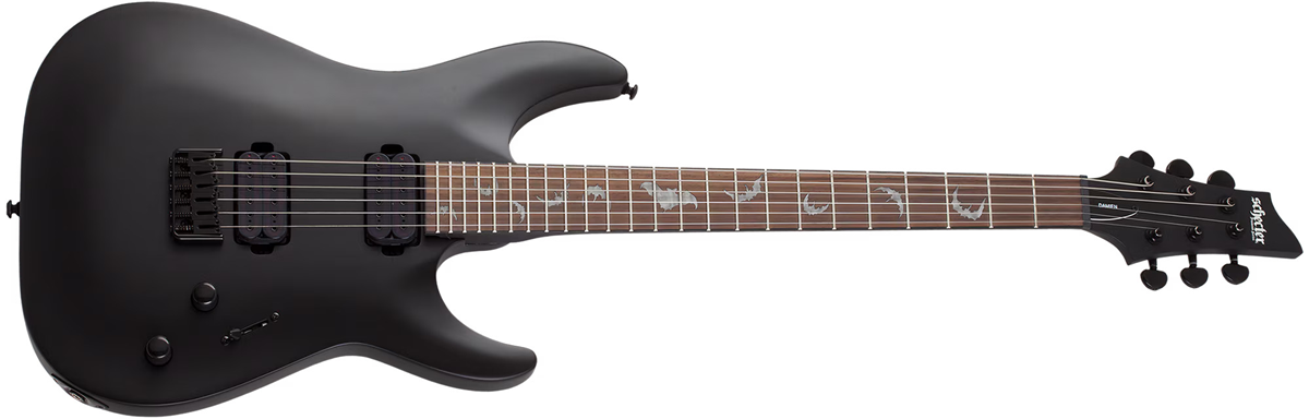 Schecter Damien-6 Satin Black