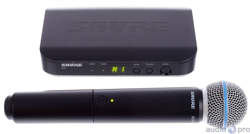 Shure BLX24E/B58-H8E Wireless Vocal System with Beta 58A