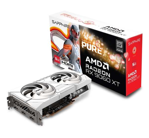SAPPHIRE PURE Radeon RX 9060 XT GAMING OC 16GB