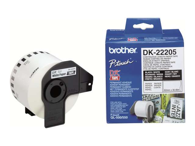 Brother DK-22205 Continuous Paper Label Roll