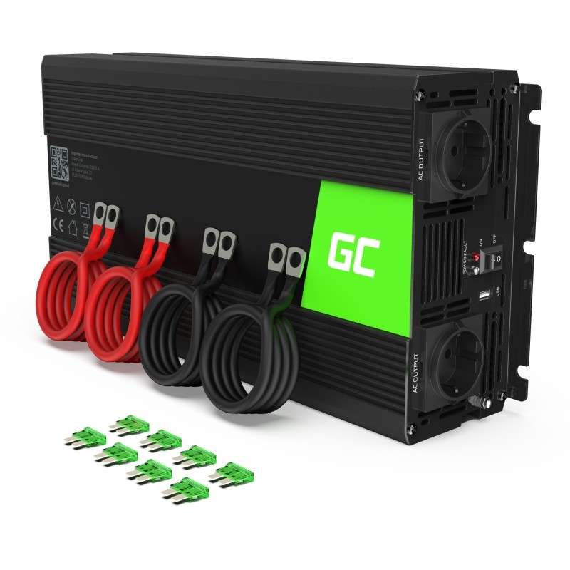 Green Cell Power Inverter 12V to 230V 3000W/6000W