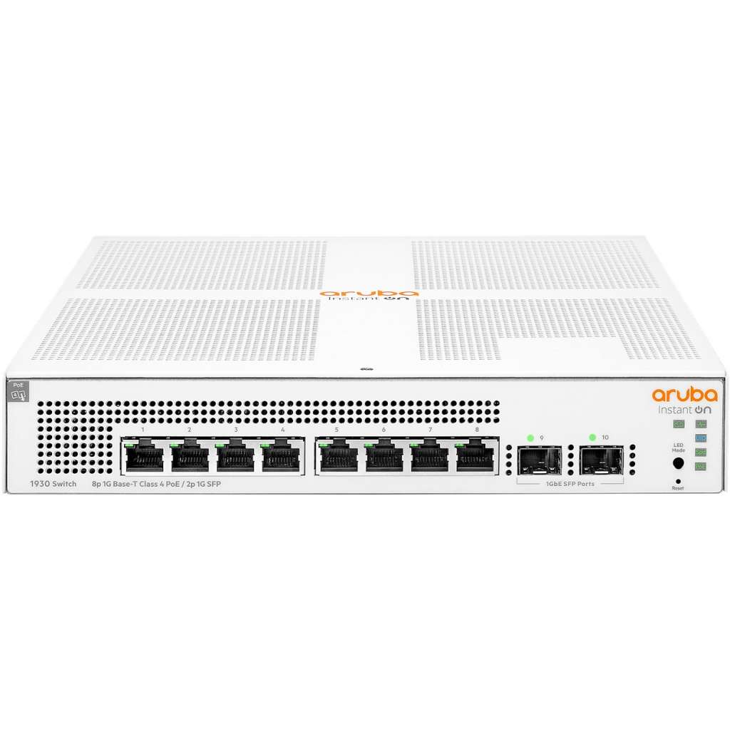 HPE Networking Instant On 1930 8G Class4 PoE 2SFP 124W Switch