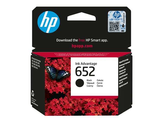 HP 652 Black Original Ink Cartridge