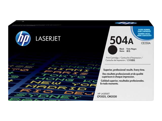 HP INC. 504A Black Original LaserJet Toner Cartridge