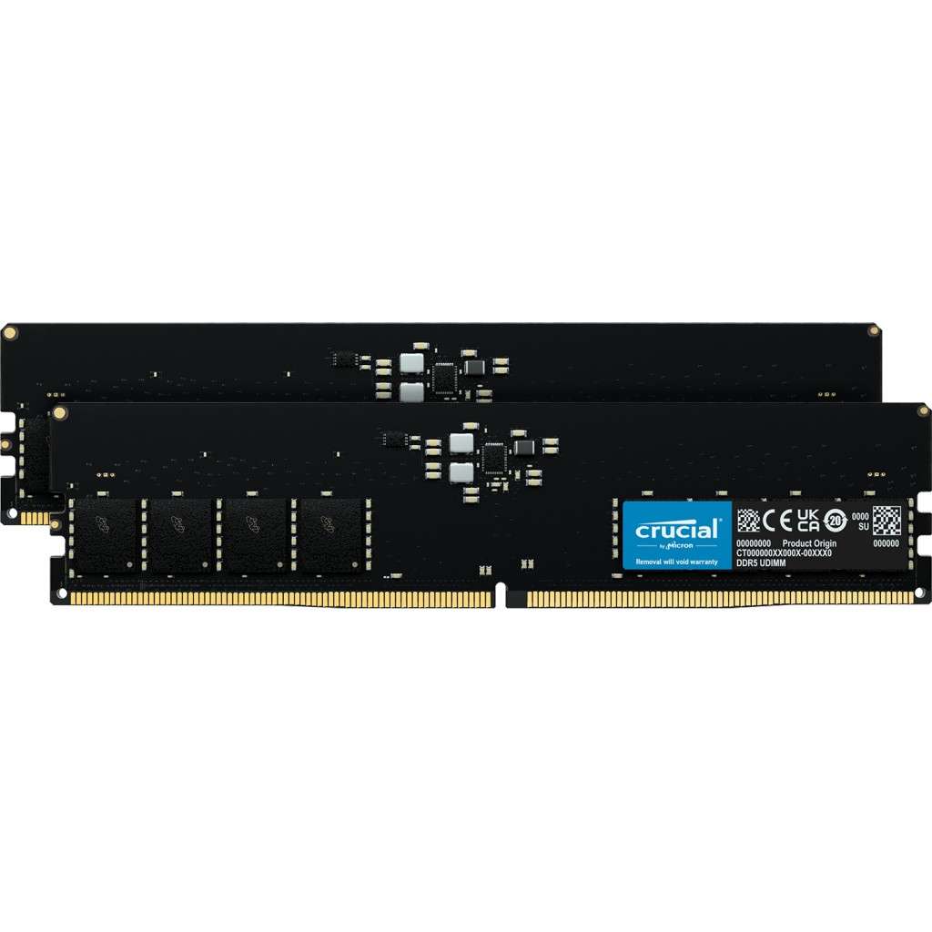 Crucial 32GB Kit (2x16GB) DDR5-4800 UDIMM