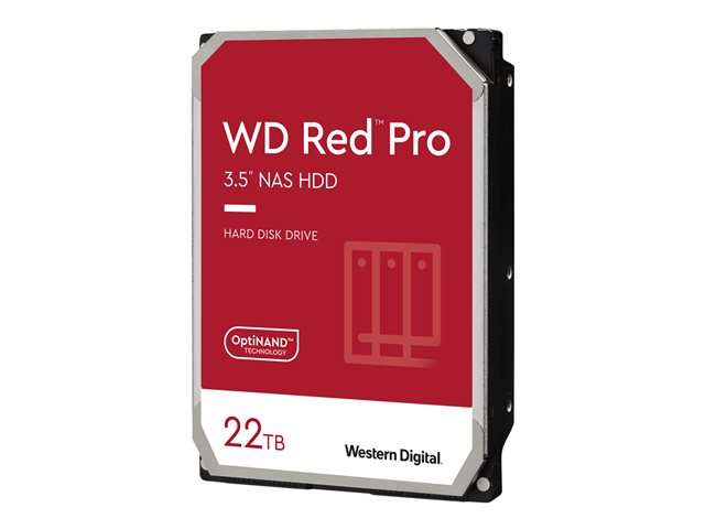 WD Red Pro NAS Hard Drive 22TB