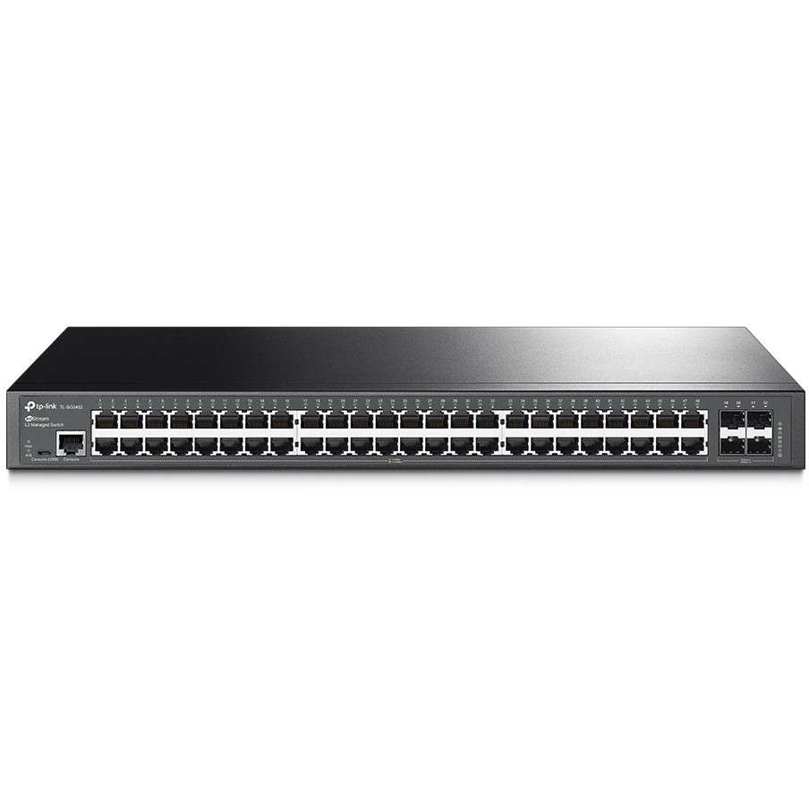 TP-LINK TL-SG3452 JetStream 48-Port Gigabit L2 Managed Switch with 4 SFP Slots