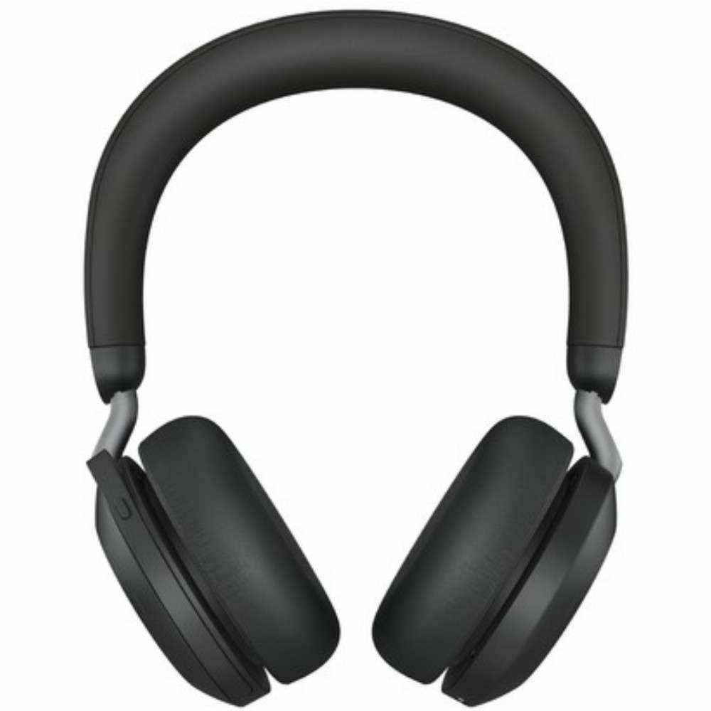 JABRA Evolve2 75 USB-A MS Teams Stereo with Charging Stand - Black