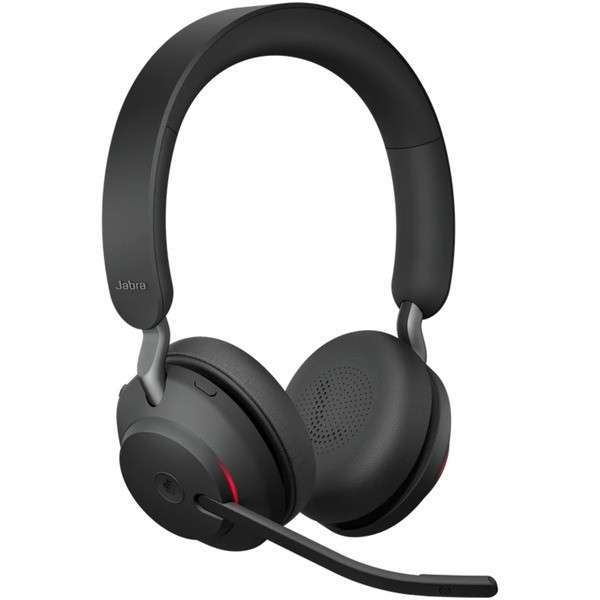 Jabra Evolve2 65 UC Stereo USB-A with Charging Stand Black