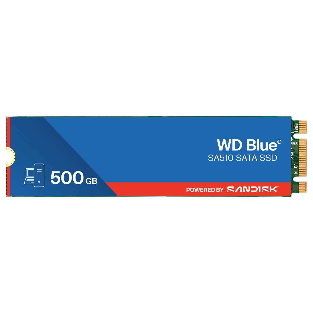 WD Blue SA510 SATA SSD M.2 2280 500GB