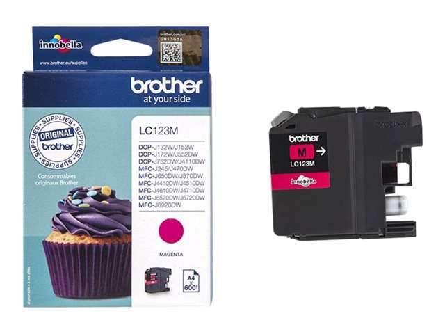 Brother LC-123 Magenta Ink Cartridge