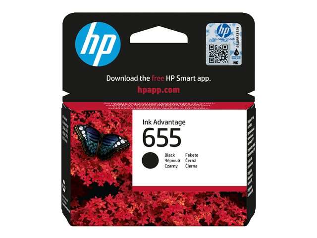 HP 655 Black Original Ink Cartridge