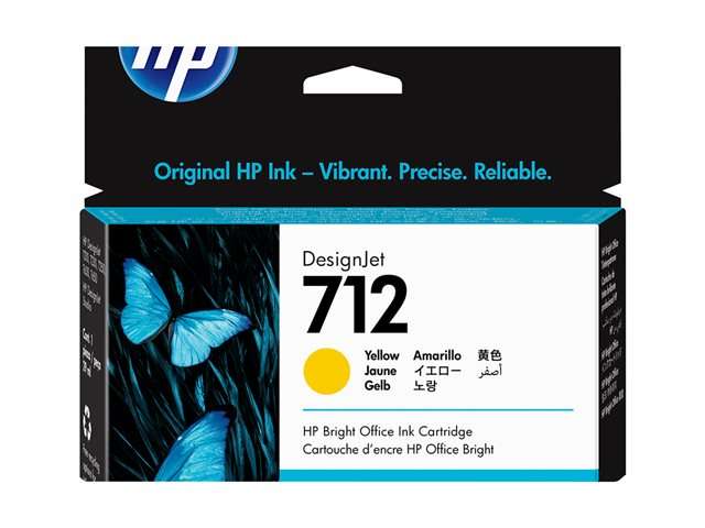 HP INC. 712 29ml Yellow DesignJet Ink Cartridge