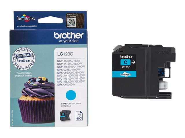 Brother LC-123 Cyan Ink Cartridge