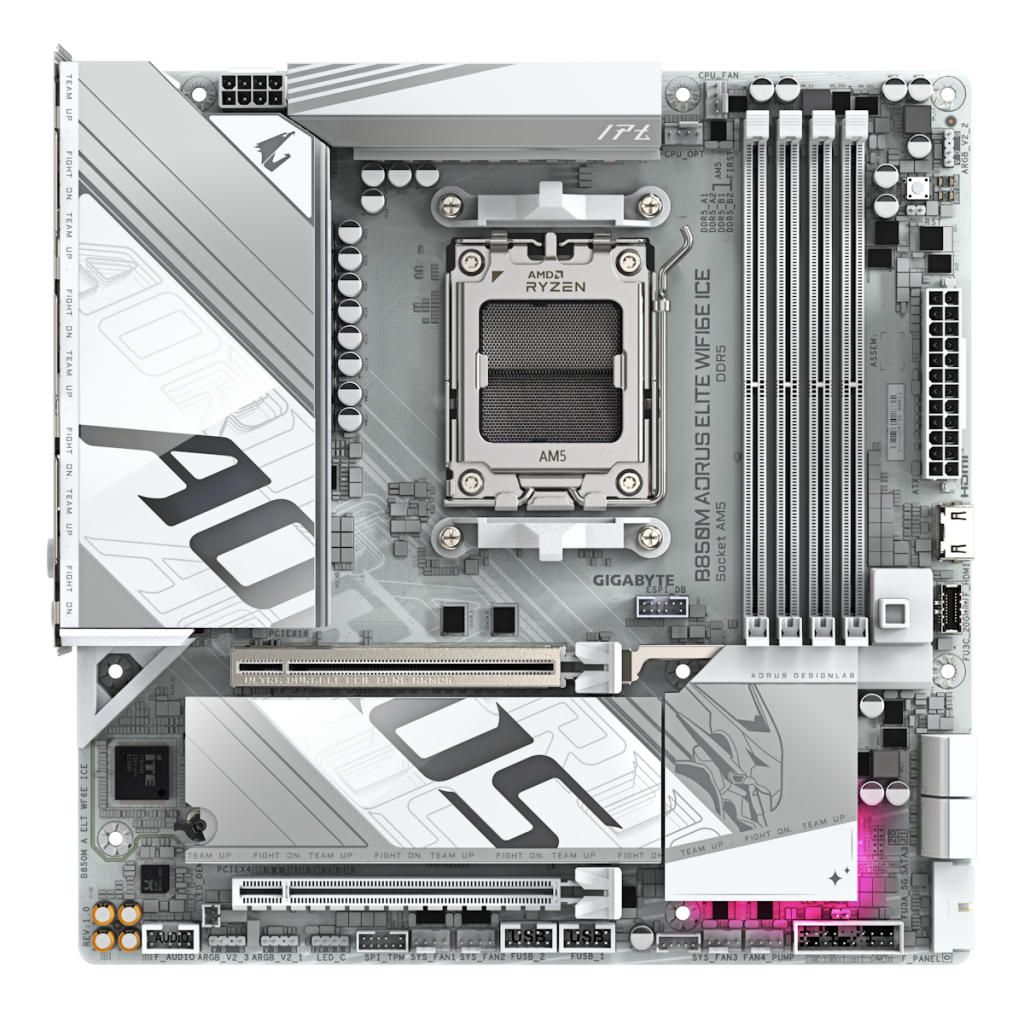 GIGABYTE B850M AORUS ELITE WIFI6E ICE
