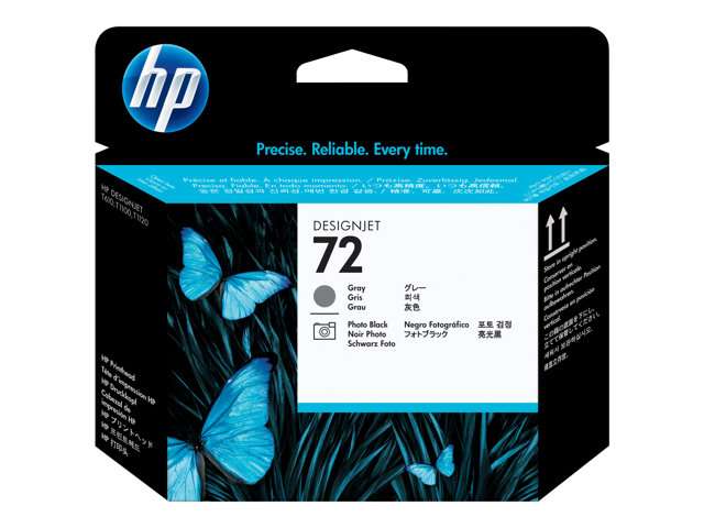 HP 72 Gray and Photo Black DesignJet Printhead