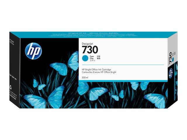 HP 730 300-ml Cyan DesignJet Ink Cartridge