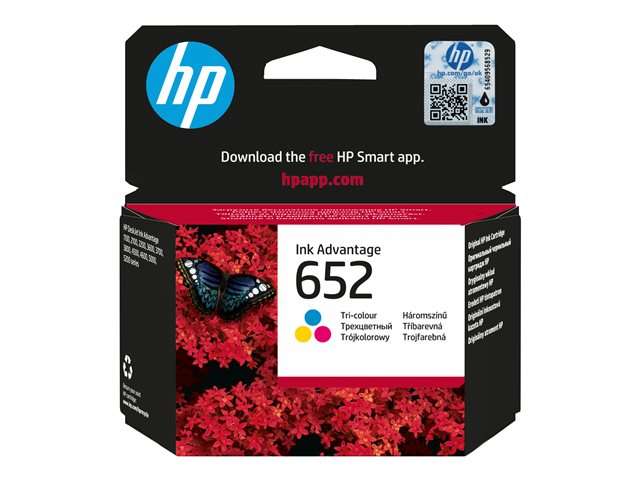 HP 652 Tri-color Original Ink Cartridge