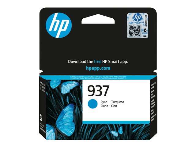 HP INC. 937 Cyan Original Ink Cartridge