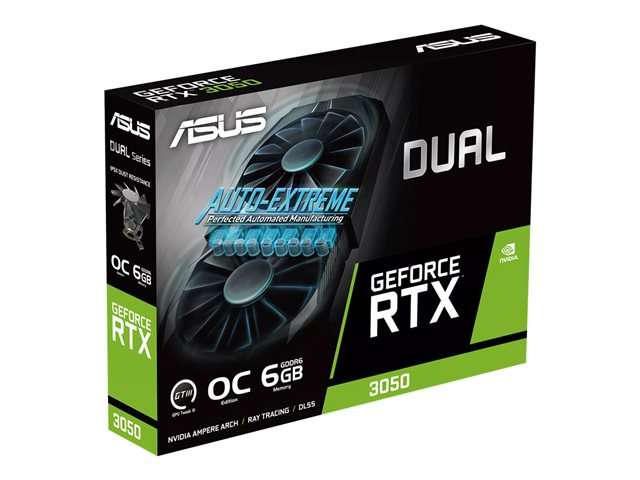 ASUS Dual GeForce RTX 3050 OC Edition 6GB GDDR6