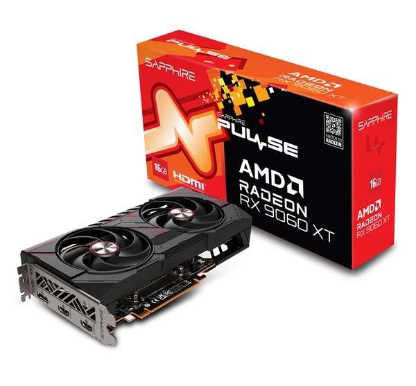 SAPPHIRE PULSE Radeon RX 9060 XT GAMING OC 16GB