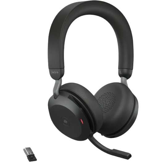 Jabra Evolve2 75 MS Stereo with charging stand