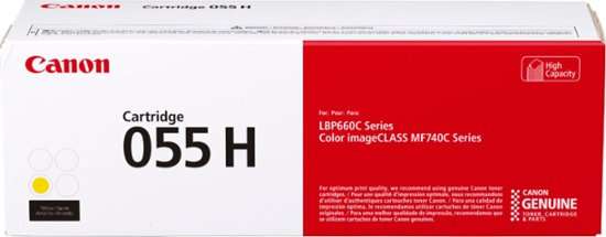 Canon 055 H Yellow Toner Cartridge