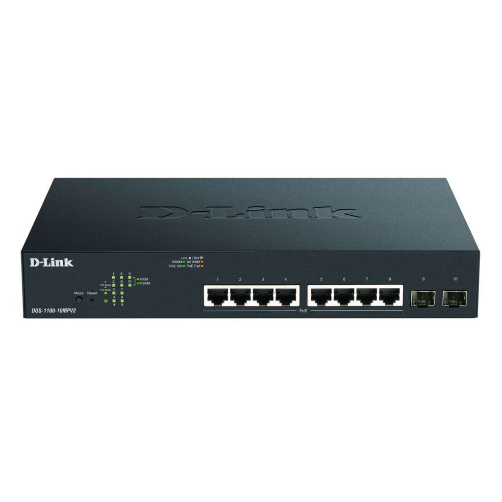 D-Link DGS-1100-10MPV2 Smart Managed Switch