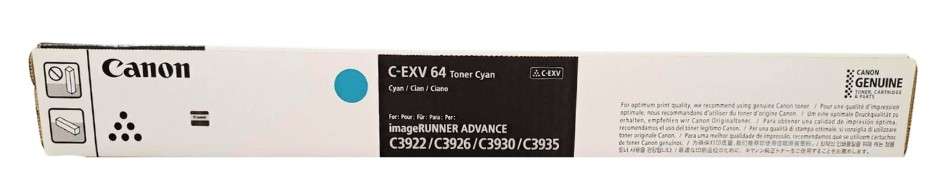 Canon C-EXV 64 Cyan Toner Cartridge