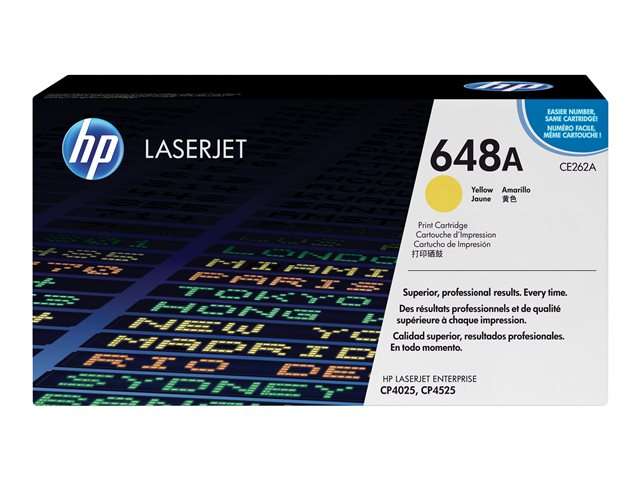HP 648A Yellow Original LaserJet Toner Cartridge