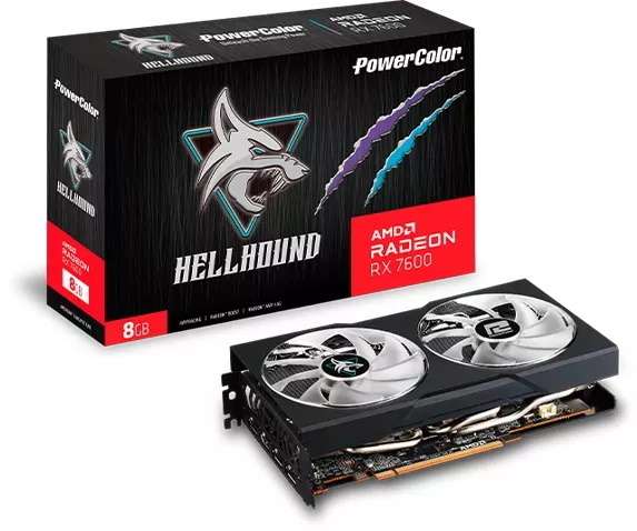 PowerColor Hellhound Radeon RX 7600 8GB